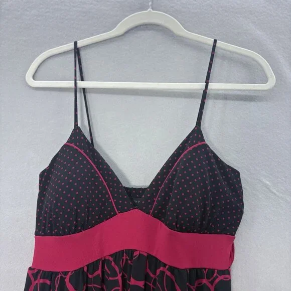 VTG 90's/Y2k My Michelle Babydoll Dress SZ Medium Black Red Whimsigoth Fairy - Picture 2 of 10